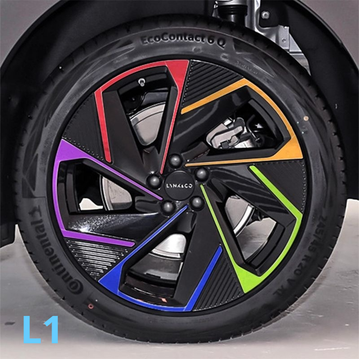 20 Inch Hub Wheel Sticker for Lynk & Co 02 - Geelyevs