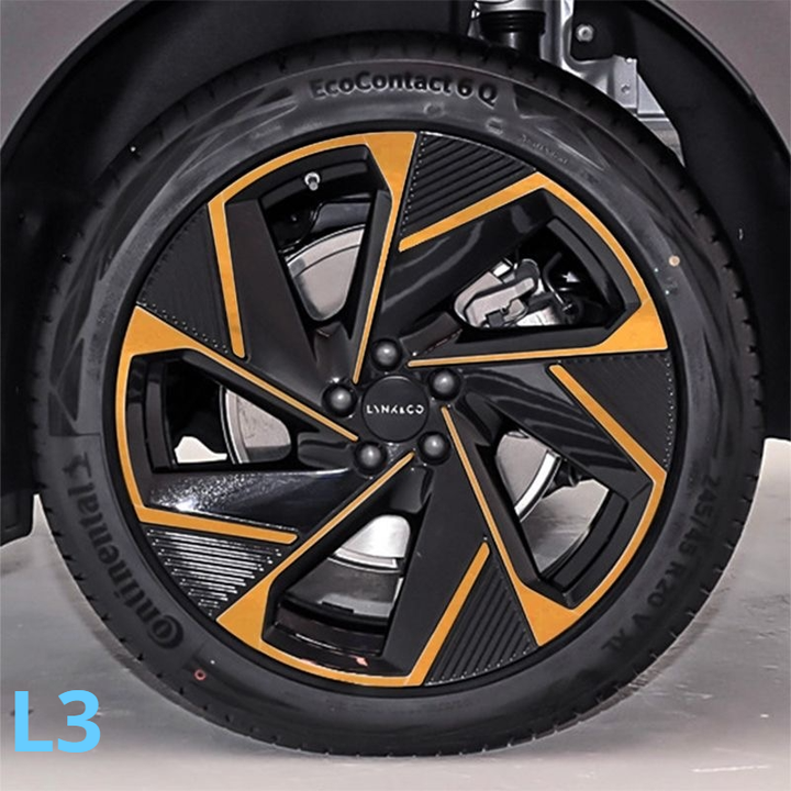 20 Inch Hub Wheel Sticker for Lynk & Co 02 - Geelyevs