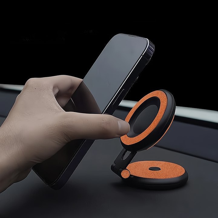 Alcantara Floating Magnetic Phone Holder - Geelyevs