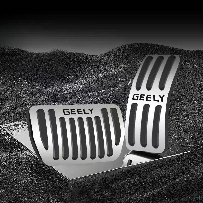 Brushed Aluminum Performance Pedals for Geely EX5 - Geelyevs