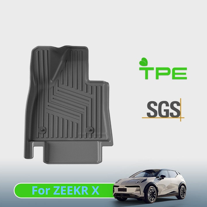 TPE All Weather Floor Mats for ZEEKR X - Geelyevs