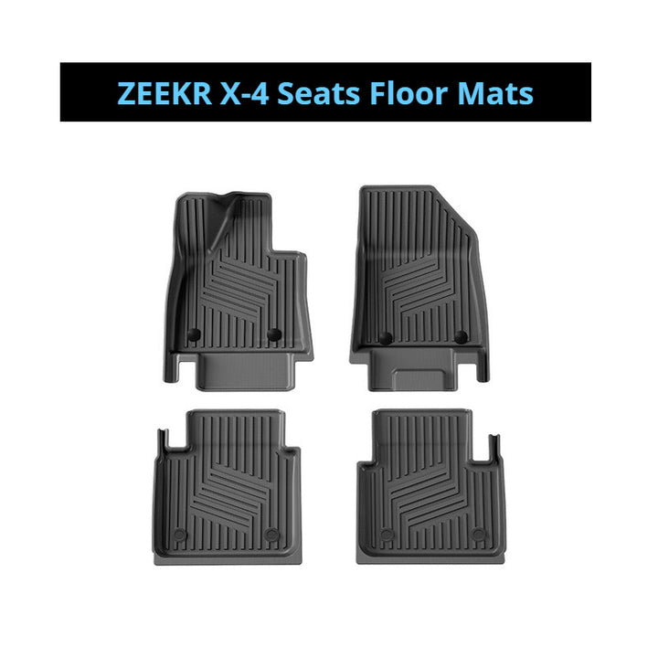 TPE All Weather Floor Mats for ZEEKR X