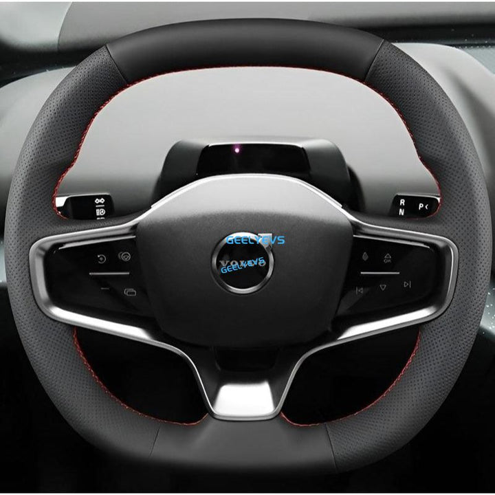 Hand-stitched Steering Wheel Cover for Volvo - Geelyevs