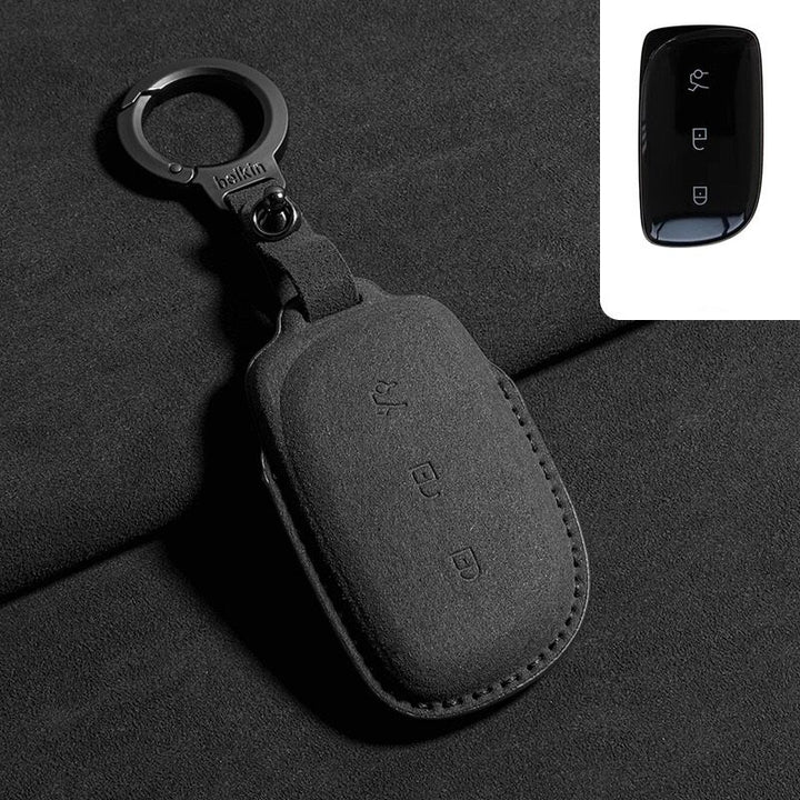 Suede Leather Key Holder for Lynk & Co 02 - Geelyevs