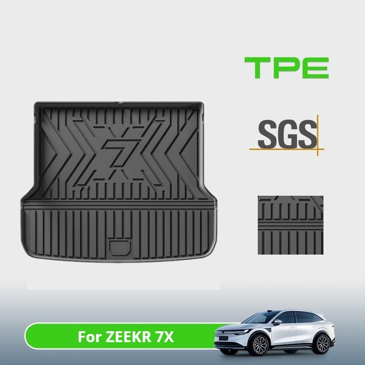 All Weather Trunk Mats for ZEEKR 7X - Geelyevs